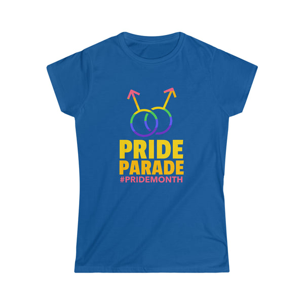 Pride Parade LGBTQ Flag Lesbian Pride Month Rainbow Gay Women Tops