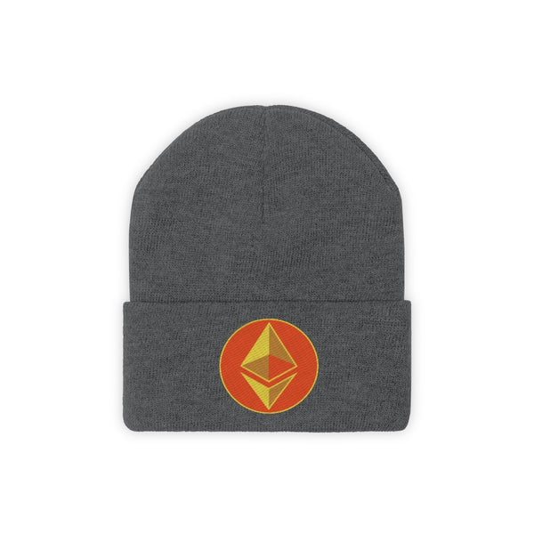Ethereum Logo Mens Winter Hat Ethereum Beanie Hats for Men Women Ethereum Hat Ethereum Christmas Gifts