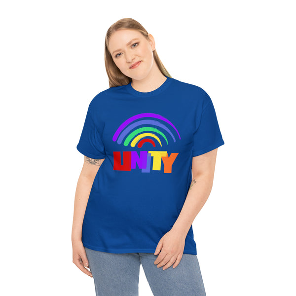 Unity Shirt LGBT Pride Rainbow Flag Gay Lesbian Pride Ally Plus Size Tops for Women