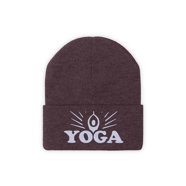Cool Yoga Winter Hats for Women Embroidery Yoga Beanie Hat Yoga Winter Hat Yoga Christmas Gift