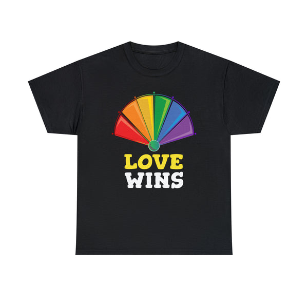 Love Wins LGBTQ Lesbian Gay Bisexual Transgender Queer Pride Plus Size Shirts for Women