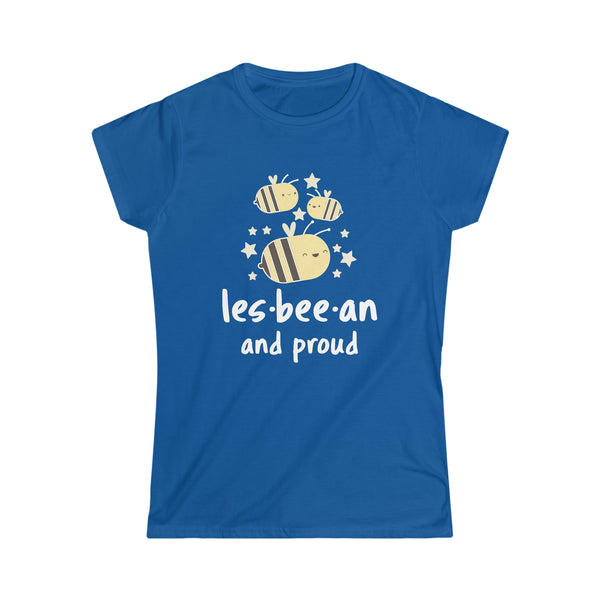 Lesbeean and Proud Bee Lesbian T-Shirt LGBTQ Gay Pride Womens T Shirts