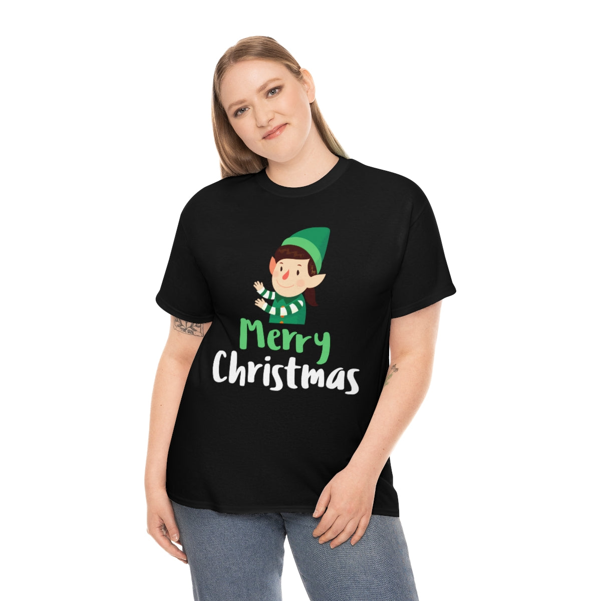 Cute Elf Christmas Tshirts Womens Christmas Pajamas Cute Plus Size Christmas Shirts for Women Plus Size