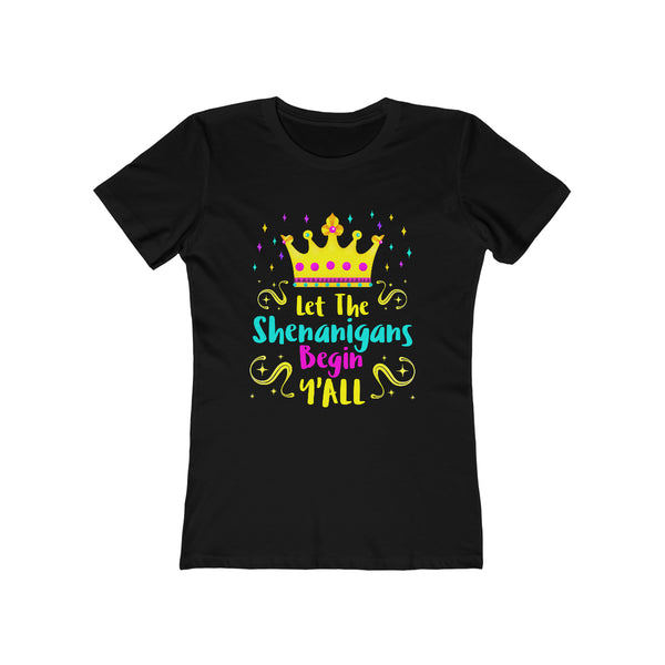 Mardi Gras Shirts for Women Funny Let The Shenanigans Begin Yall Mardi Gras Outfit for Women New Orleans