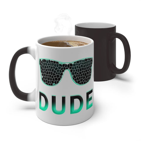 PERFECT DUDE Incredible Color Changing Mug Youth Boys Kids Men Pound It Noggin Gift Hot Cup
