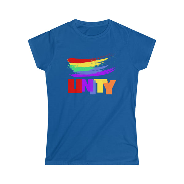 Unity Pride Shirt Women Men LGBTQ Rainbow Shirt Be You LGBT Women Tops