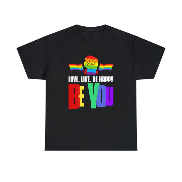 Be You LGBT Flag Gay Pride Month Transgender Rainbow Lesbian Plus Size Clothing for Women