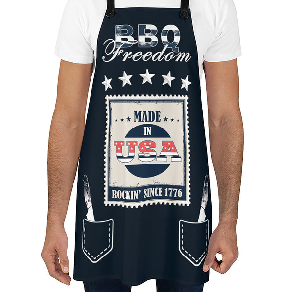 4th of July BBQ Aprons for Men & Women American BBQ Apron Grilling Gifts for Men USA Patriotic Chef Apron
