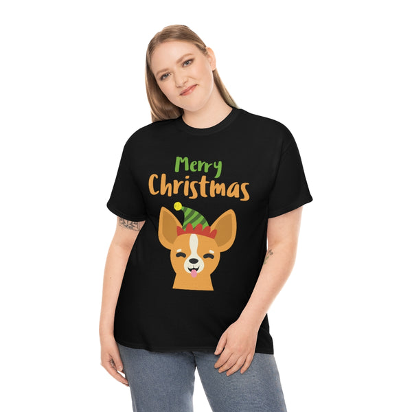 Funny Chihuahua Womens Plus Size Christmas Pajamas Christmas T-Shirt Christmas PJs Womens Christmas Shirt