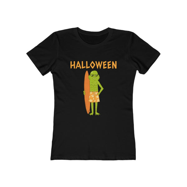 Monster Surfer Funny Halloween T Shirts for Women Halloween Shirts for Women Halloween Tops for Women