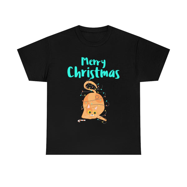 Funny Christmas Cat Plus Size Christmas Pajamas for Men Plus Size Christmas Shirt Mens Christmas Shirt