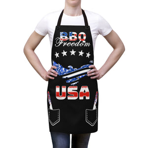 4th of July BBQ Aprons for Women & Men Patriotic Grilling Gifts for Men American BBQ Apron USA Chef Apron
