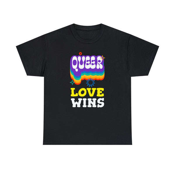 Love Wins Lesbian Gay Bisexual Transgender LGBT Pride Plus Size Tops for Women