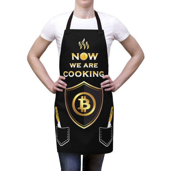 Bitcoin Apron for Women Crypto Apron Kitchen Aprons for Women Chef Apron Funny Crypto Bitcoin Gifts