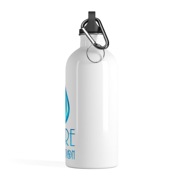 Pure Inspiration Stainless Steel Water Bottles Motivational Water Bottles + Carabiner & Key Chain Ring 14 oz