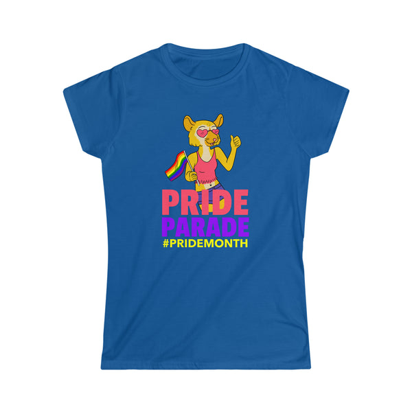 Pride Parade LGBT Flag Gay Pride Month Transgender Rainbow Shirts for Women