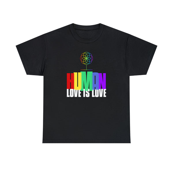 LGBTQ Human Rainbow Shirt Lesbian Gay Pride Shirt Rainbow Plus Size Clothing for Women