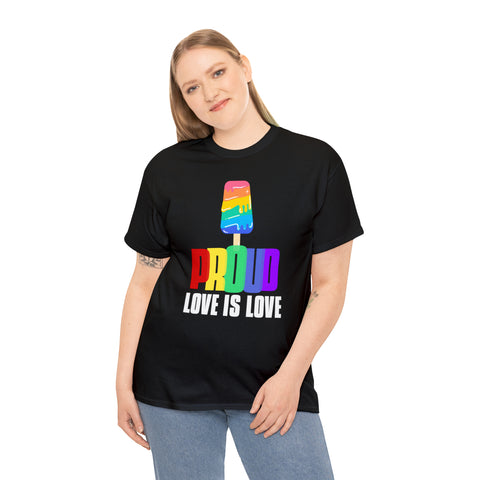 Proud LGBT Shirt Love is Love Shirt LGBTQ Pride Gay Lesbian Plus Size Clothing for Women