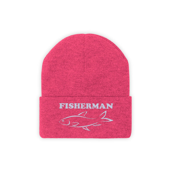 Fisherman Beanie Hats for Boys Men Winter Hats for Men Fishing Gifts Ice Fishing Gear Mens Christmas Gifts