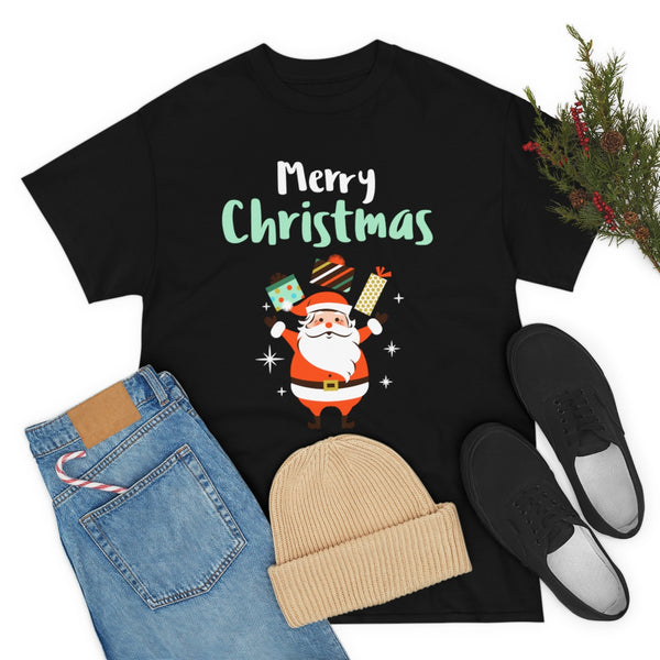 Cute Santa Womens Christmas Pajamas for Women Plus Size Christmas PJs Christmas Shirt Funny Christmas Shirt