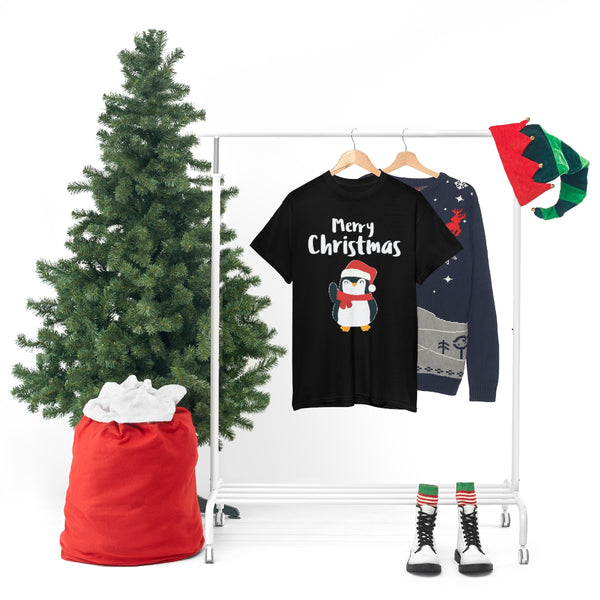 Santa Penguin Plus Size Christmas Shirts for Women Plus Size Funny Christmas T Shirts for Women Plus Size