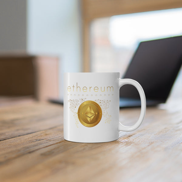 Ethereum Coffee Mug Crypto Coffee Mugs Ethereum Logo Cryptocurrency Ethereum Gift ETH Ethereum Merch
