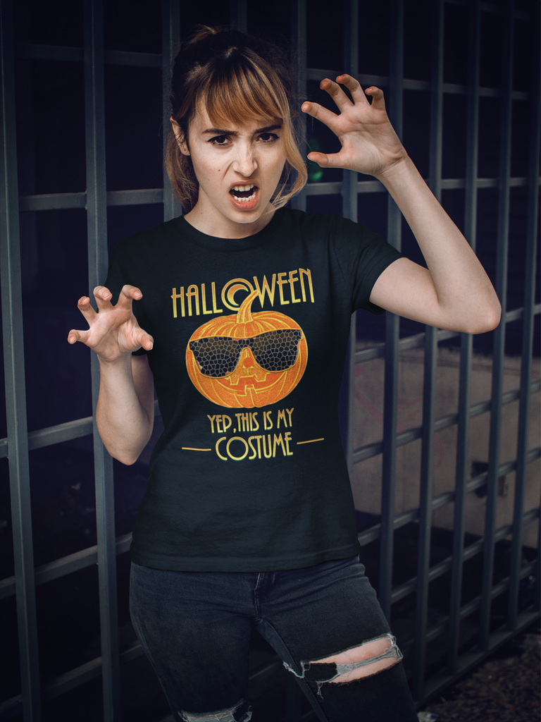 halloween dress shirts for women SDNall Fall Long Sleeve Tunic Tops for Women, Halloween Funny Witches Gather Graphic Shirts Crew-Neck Womens Halloween Costumes 2024 (S-3XL,Black)