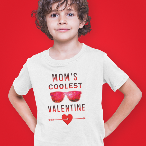 Boys Valentines Day Shirt - Valentines Day Shirts for Boys - Mom's Coolest Valentine Shirt