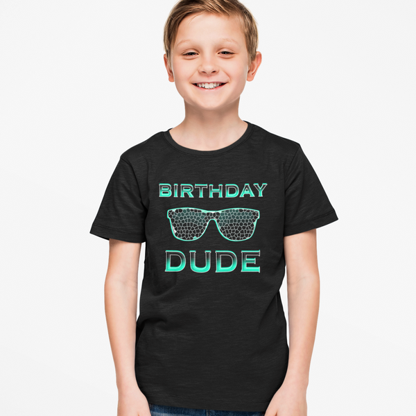 Birthday Shirt Boy - Birthday Dude Shirt Birthday Boy Shirt for BOYS - Birthday Happy Birthday Shirt