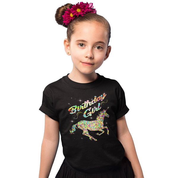 Unicorn Shirts for Girls Unicorn Birthday Outfit Unicorn Gifts for Girls Birthday Girl Unicorn Birthday Shirt - Fire Fit Designs