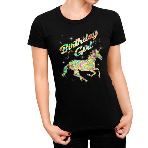Sexy Unicorn Birthday Girl Shirt for Women Unicorn Shirts for Women Unicorn Gifts Unicorn Birthday Outfit - Fire Fit Designs