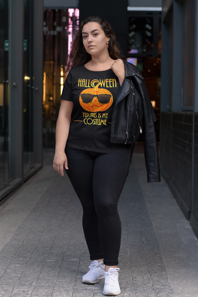 Womens plus sales size halloween shirts