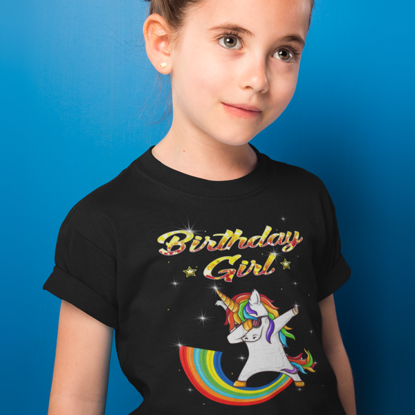 Unicorn Gifts for Girls Birthday Girl Unicorn Birthday Shirt Unicorn Shirts for Girls Unicorn Birthday Outfit - Fire Fit Designs