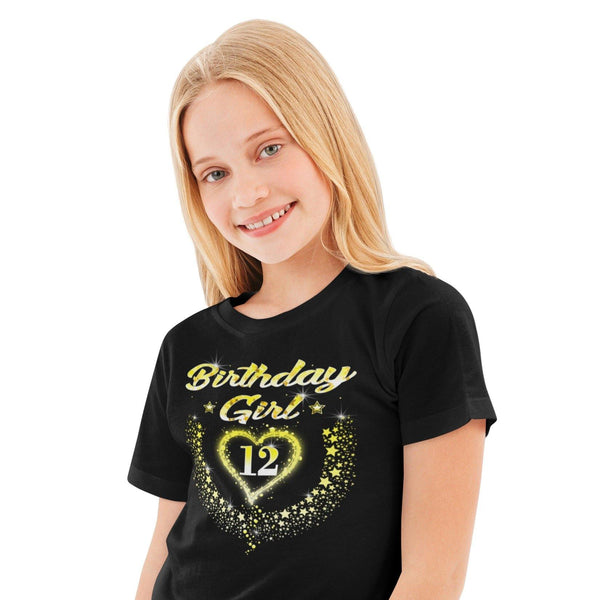 12th Birthday Girl Shirt - 12th Birthday Shirt for Girls 12 Birthday Shirt 12th Birthday Outfit for Girls - Fire Fit Designs