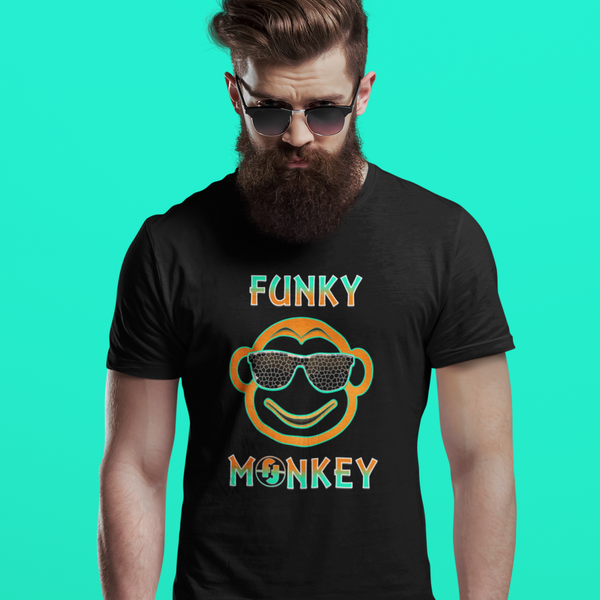 Graphic Tees for MEN and TEENS - Funky Monkey Funny T Shirts for MEN - Funny Shirts for Men - Fire Fit Designs