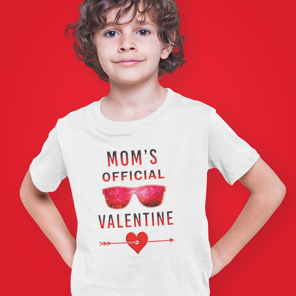 Boys Valentines Day Shirt - Valentines Day Shirts for Boys - Mom's Official Valentine