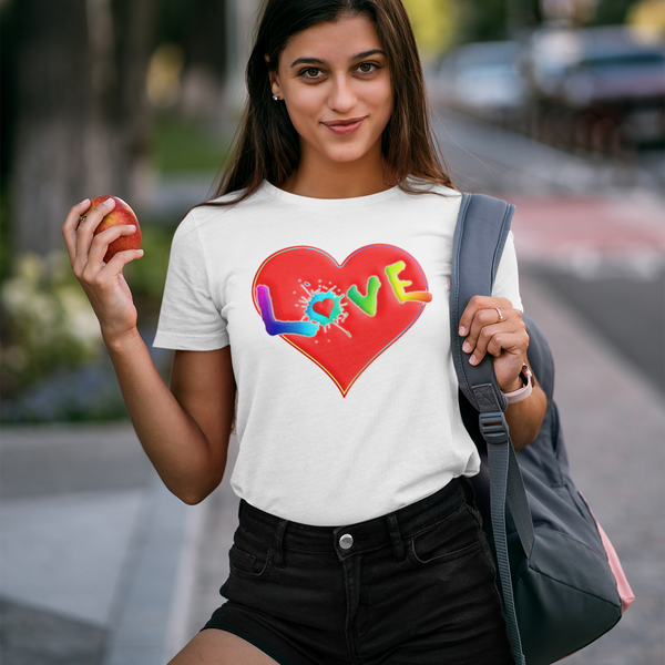 Girls Valentines Day Shirt - Valentines Day Shirts for Girls -  LOVE Heart Valentine Shirts for Kids