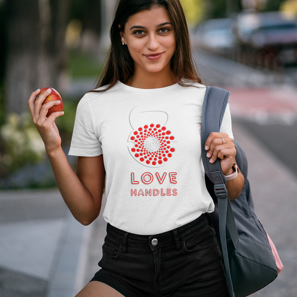 Girls Valentines Day Shirt - Valentines Day Shirts for Girls - Funny Love Handles Valentine Shirt